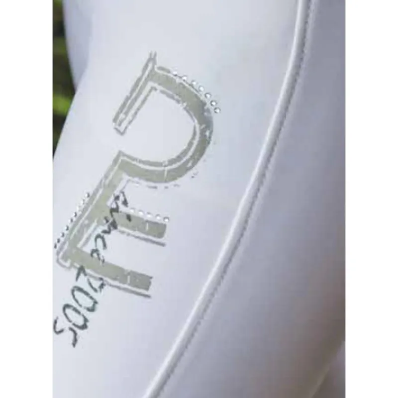 Esperado Bangkok Ladies Full Seat Competition Breeches - White-2