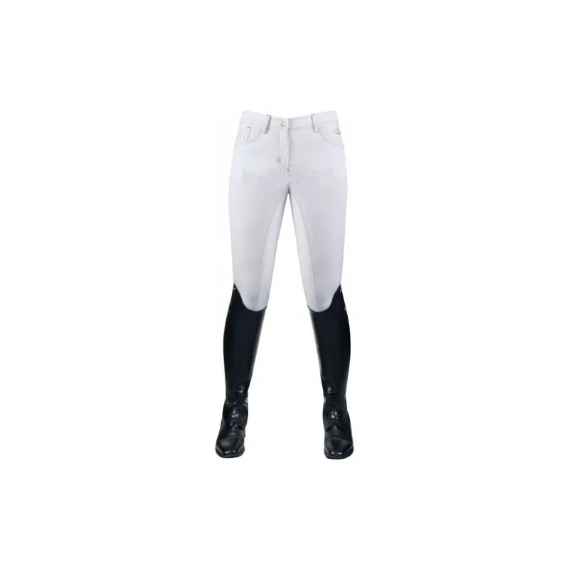 Euro-Star Easy Rider Zohra Full Seat Breeches 40 - White