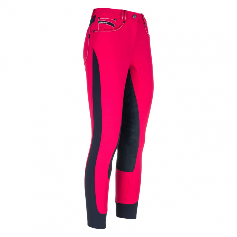 Euro-Star Lauretta Full Seat Breeches - Raspberry