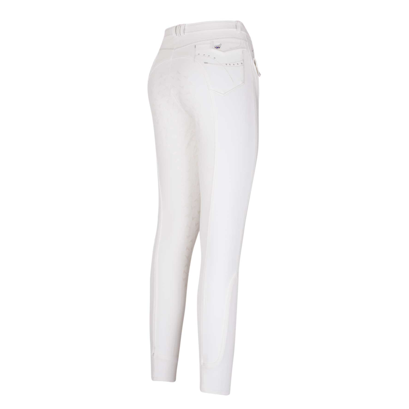 Euro-Star Merle Shine Griptec Ladies Breeches - White