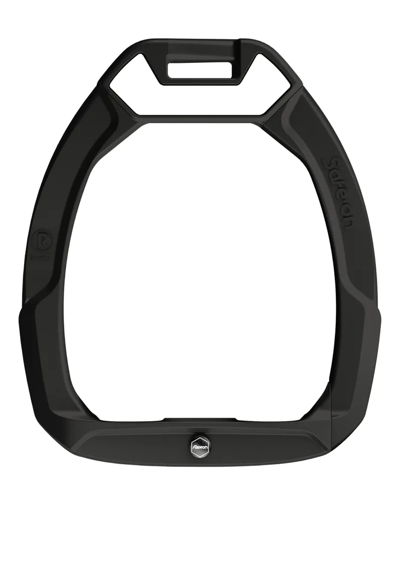 Flex-On Safe-On Stirrups - Black/Black