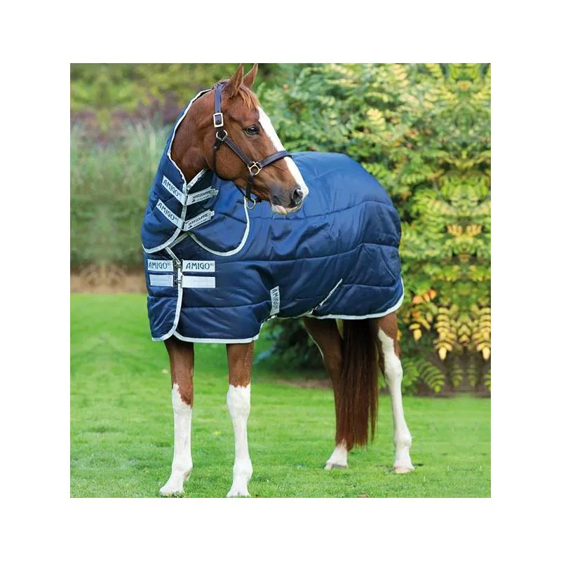 Horseware Amigo Insulator Plus Stable Rug - Navy Silver-1