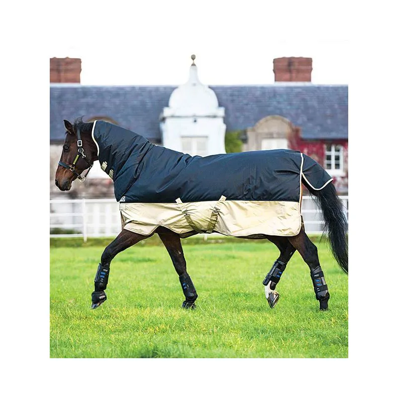 Horseware Mio All In One Turnout Rug 350g - Navy/Tan