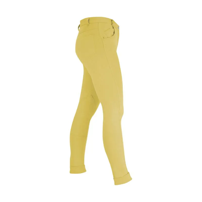 Hy Melton Ladies Jodhpurs 30 - Canary-1