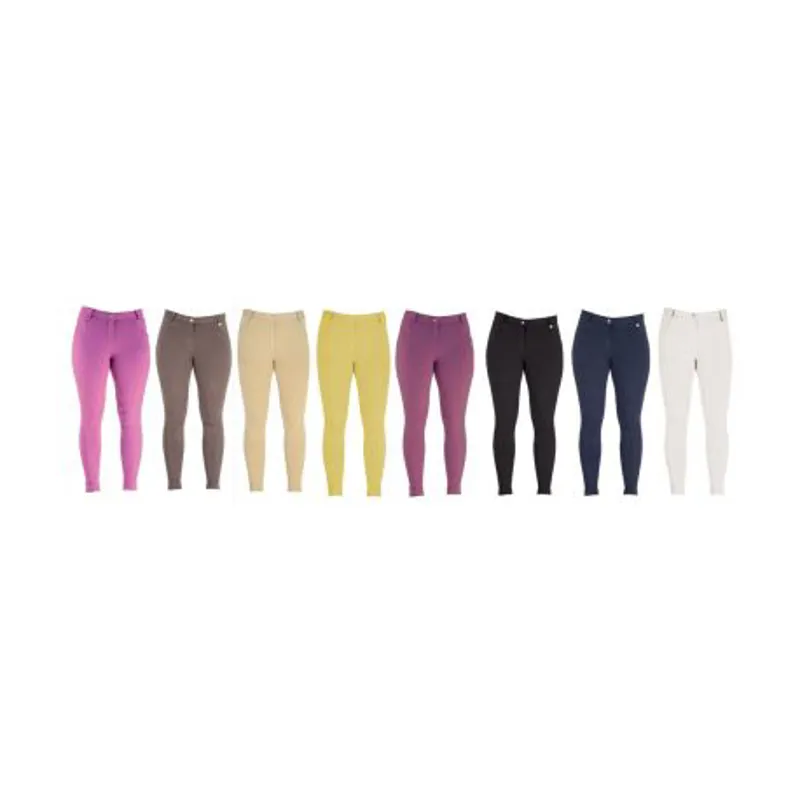 Hy Melton Ladies Jodhpurs 30 - Canary-3