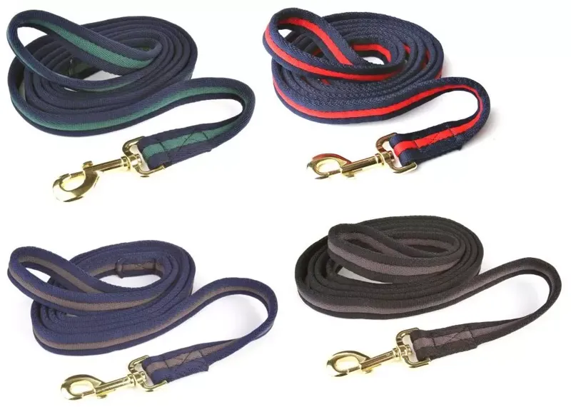 Hy Equestrian Soft Webbing Lead Rein Without Chain - Black