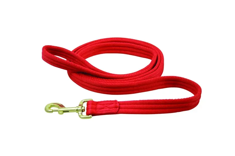 Hy Equestrian Soft Webbing Lead Rein Without Chain - Red