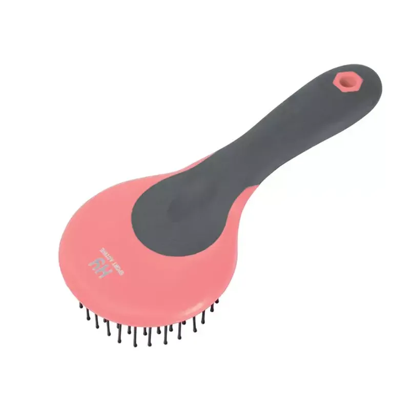 Hy Sport Active Mane and Tail Brush Coral Rose