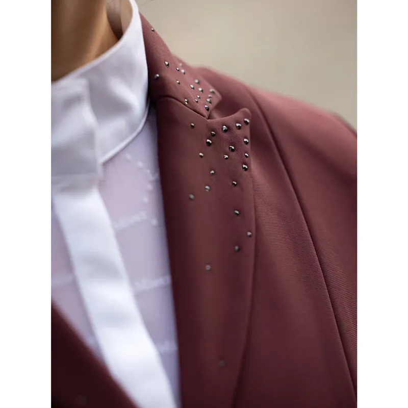 LeMieux Junior Pro Show Jacket - Burgundy-4