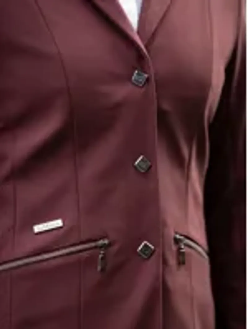 LeMieux Junior Pro Show Jacket - Burgundy-2