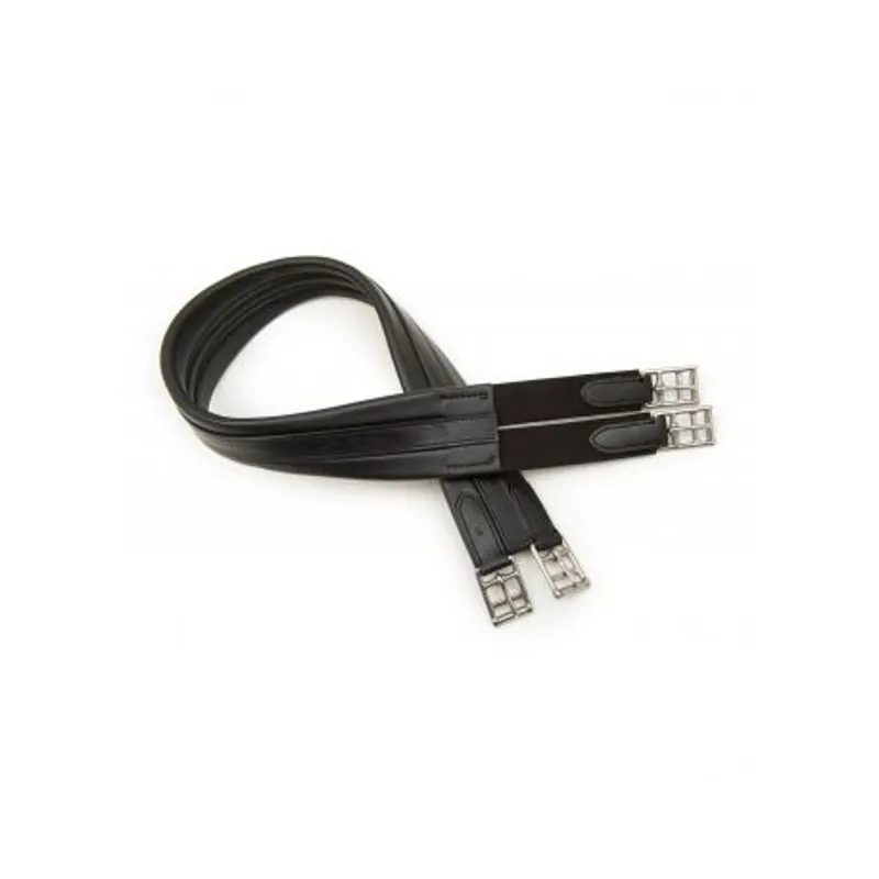 Jeffries Wembley Vagabond Girth Elasticated End - Black