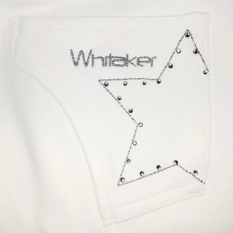 John Whitaker Birtle Diamante Childrens Breech 9-10 Years - White