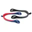 John Whitaker Soft Coated Nylon Spurs 15mm - Navy/Red