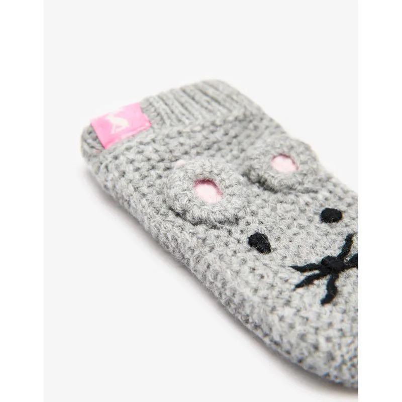 Joules Baby Amie Girls Mittens M/L - Mouse-2