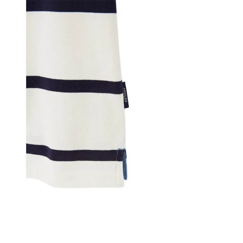Joules Filbert Striped Men's Polo Shirt Small - Cream Stripe-5