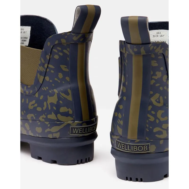 Joules Wellibob Short Height Printed Wellies Women's - Tan Leopard-1