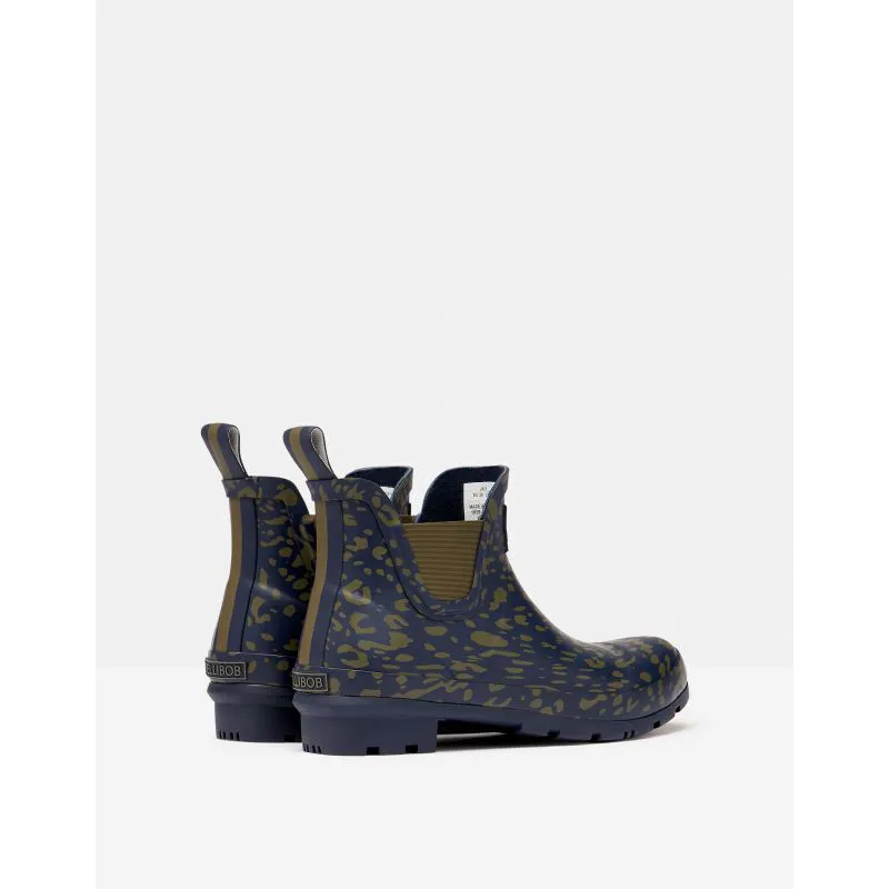 Joules Wellibob Short Height Printed Wellies Women's - Tan Leopard-3