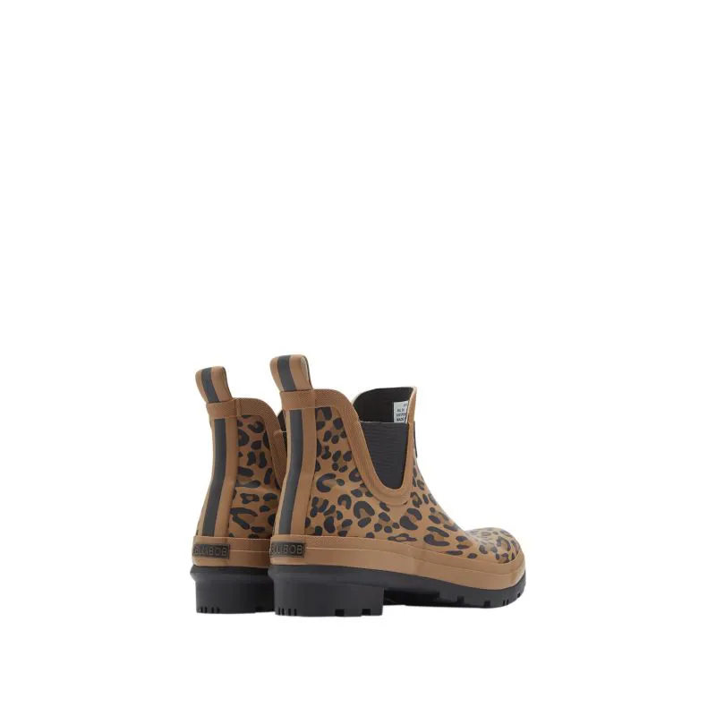 Joules Wellibob Short Height Printed Wellies Women's 3 - Khaki Leopard-2
