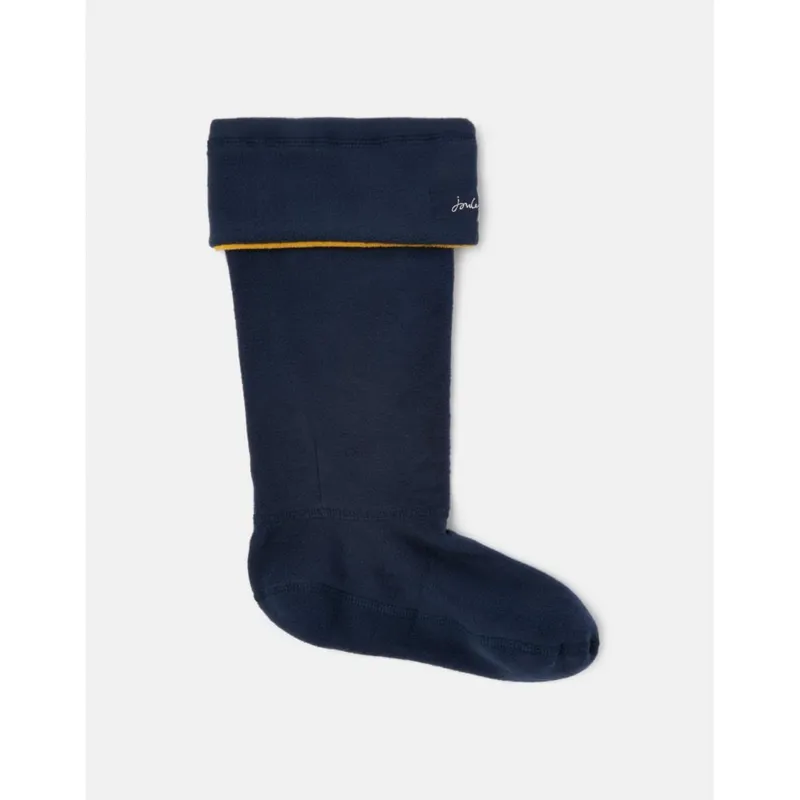 Joules Welton Adults Mid-Height Welly Socks M - French Navy