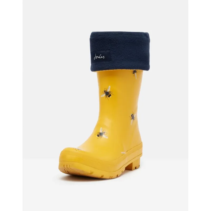Joules Welton Adults Mid-Height Welly Socks M - French Navy-2