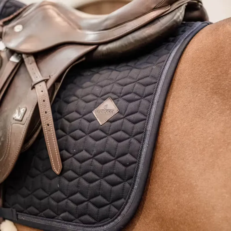 Kentucky Saddle Pad Glitter Rope Jumping Full - Navy-2