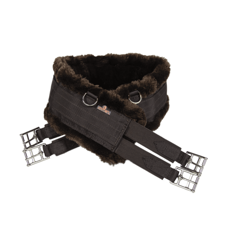 Kentucky Sheepskin Elasticated Girth - Brown