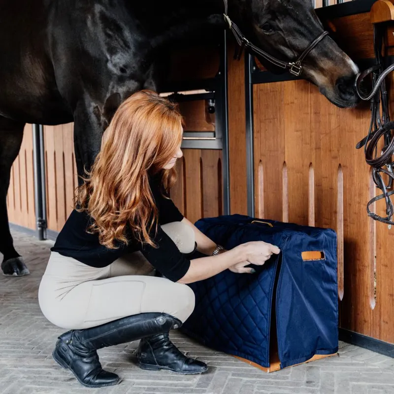 Kentucky Show Grooming Box Cover - Navy-1