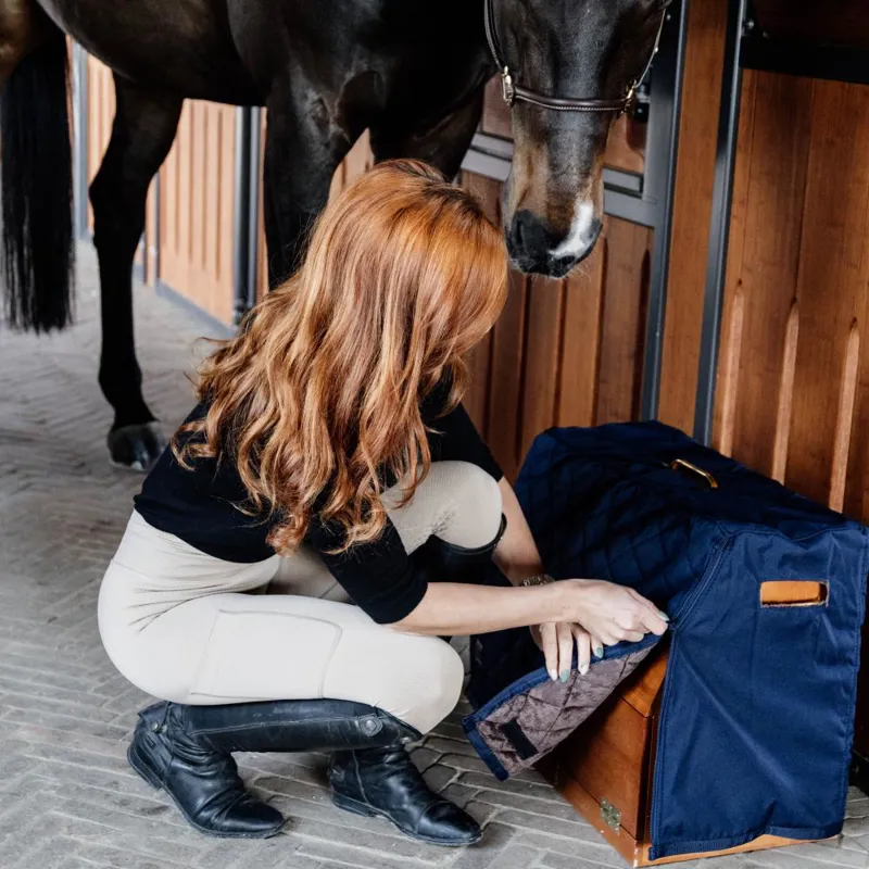 Kentucky Show Grooming Box Cover - Navy-3
