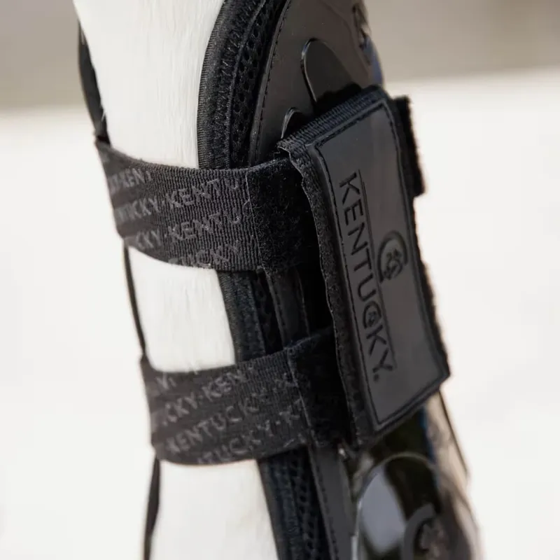 Kentucky Velcro Tendon Boots M - Black-5