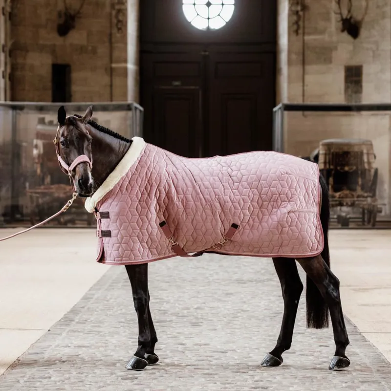 Kentucky Velvet Show Rug 5ft 9 - Old Rose-5