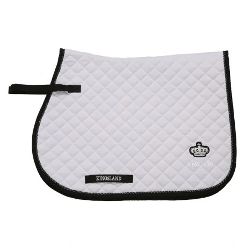 Kingsland Sienna Saddle Pad Jumping - White - Full