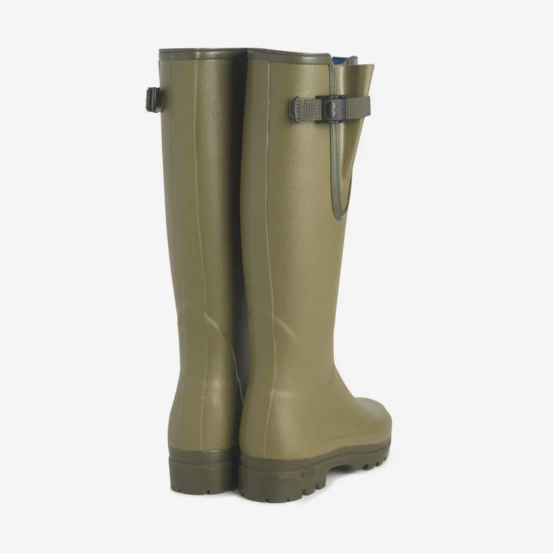 Le Chameau Vierzonord Ladies Neoprene Lined Wellington Boot - Vert-2