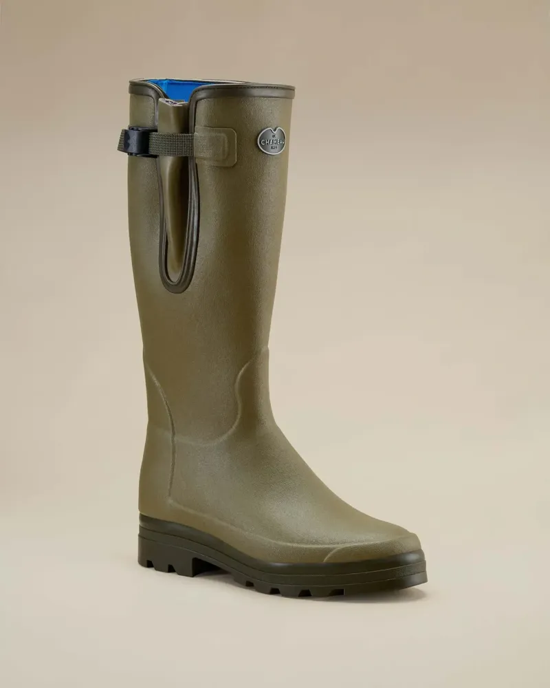 Le Chameau Vierzonord Men's Neoprene Lined Wellington Boot - Vert-2
