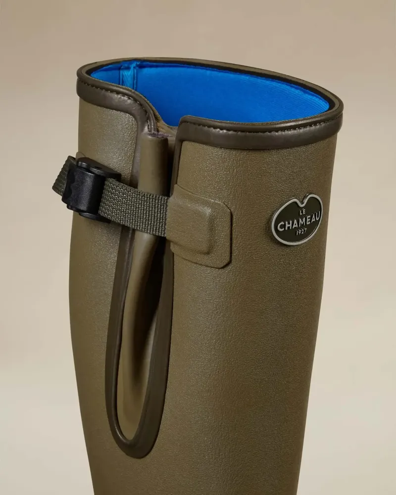 Le Chameau Vierzonord Men's Neoprene Lined Wellington Boot - Vert-6