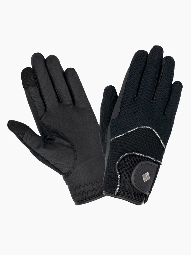 LeMieux 3D Mesh Riding Gloves XL - Black