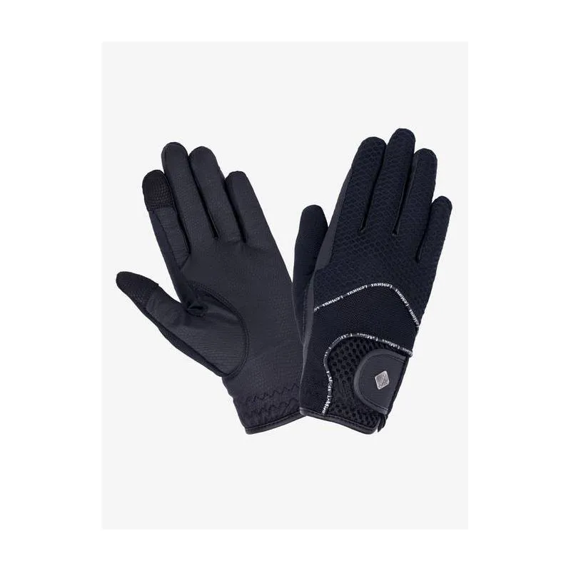 LeMieux 3D Mesh Riding Gloves XL - Navy