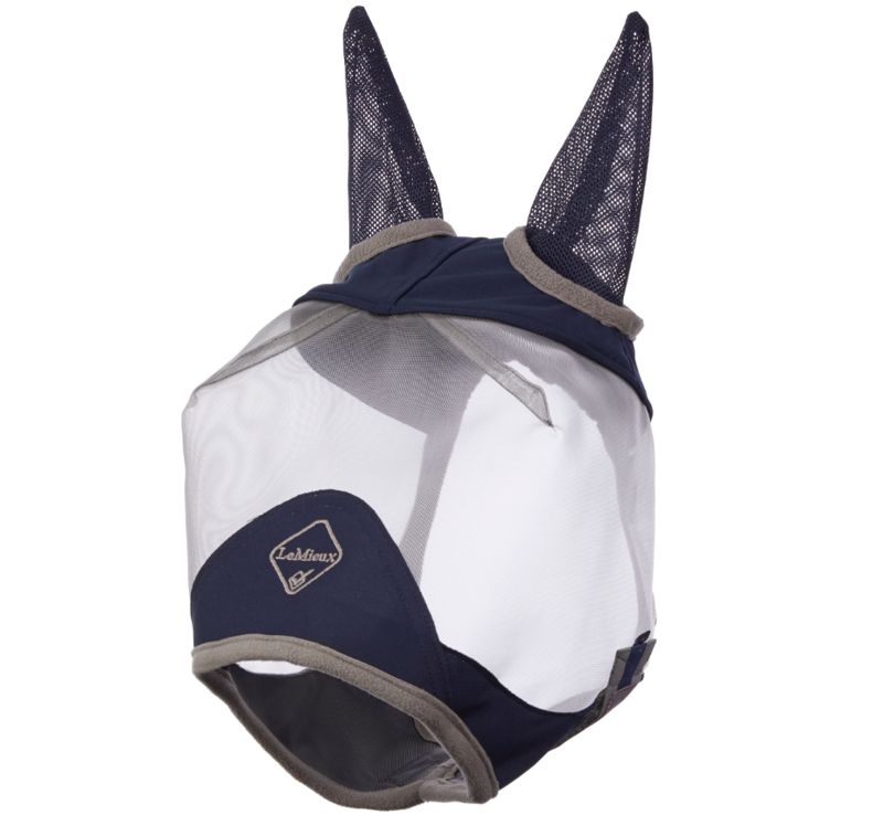 LeMieux Armour Shield Pro Half Fly Mask Ears - XL - Navy