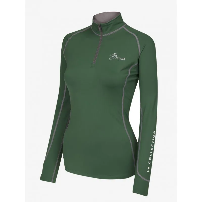 LeMieux Classique Base Layer - Hunter Green-1