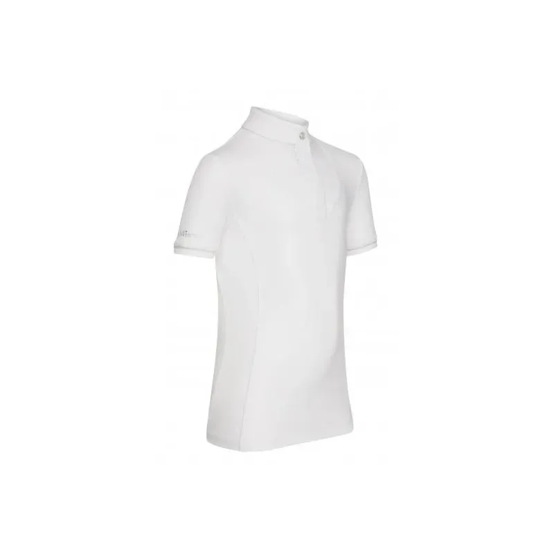 LeMieux Belle Young Rider Show Shirt - White-1