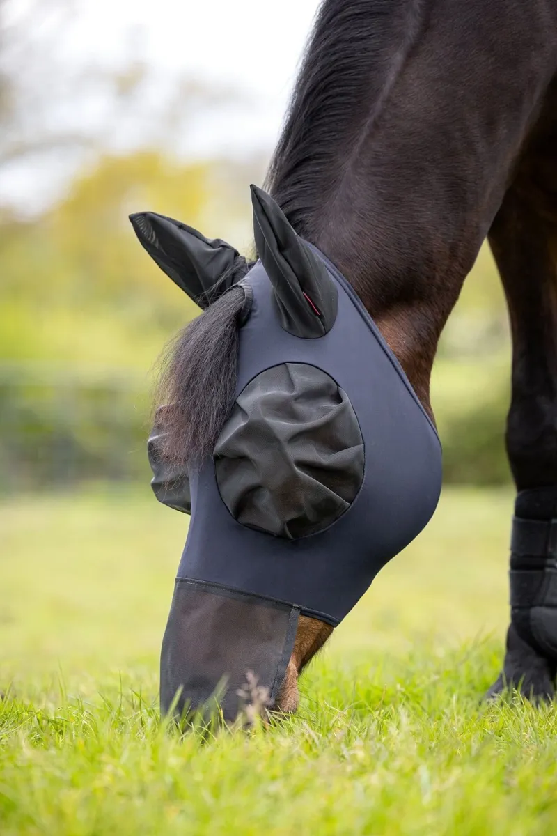 LeMieux Bug Relief Fly Mask - Navy-1