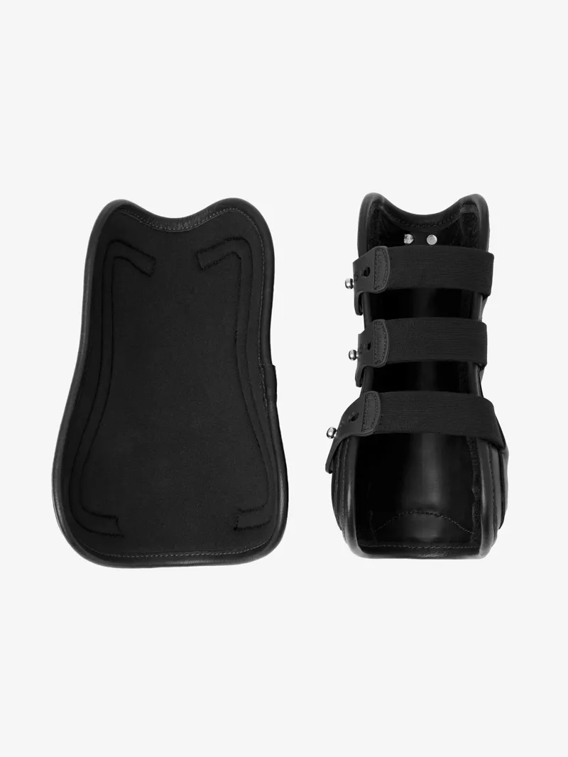 LeMieux Capella 3-Strap Tendon Boots L - Black-3