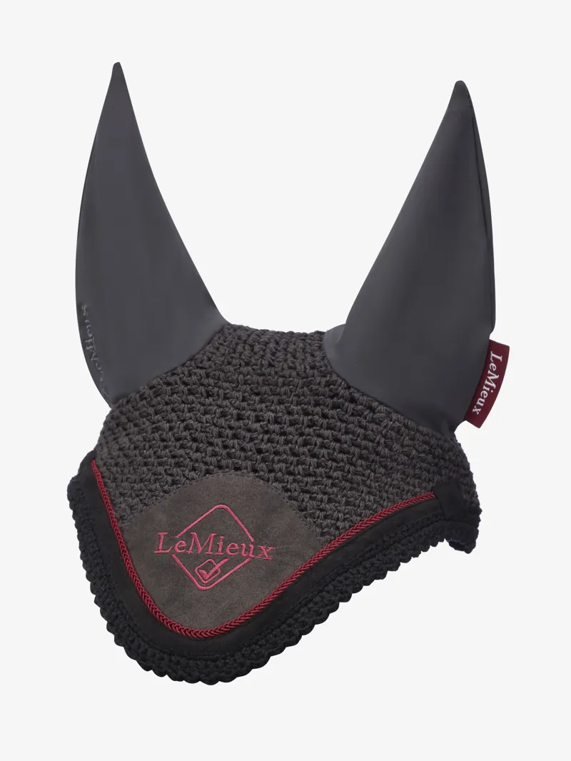 LeMieux Classic Fly Hood Ear Bonnet Medium - Cinder