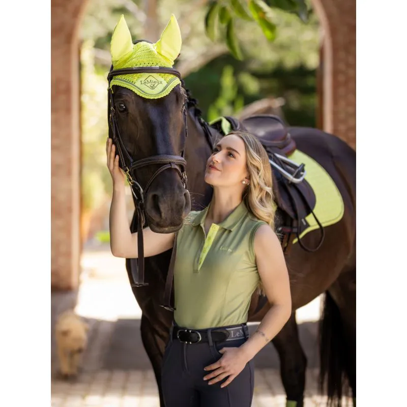 LeMieux Classic Fly Hood Large - Kiwi-1