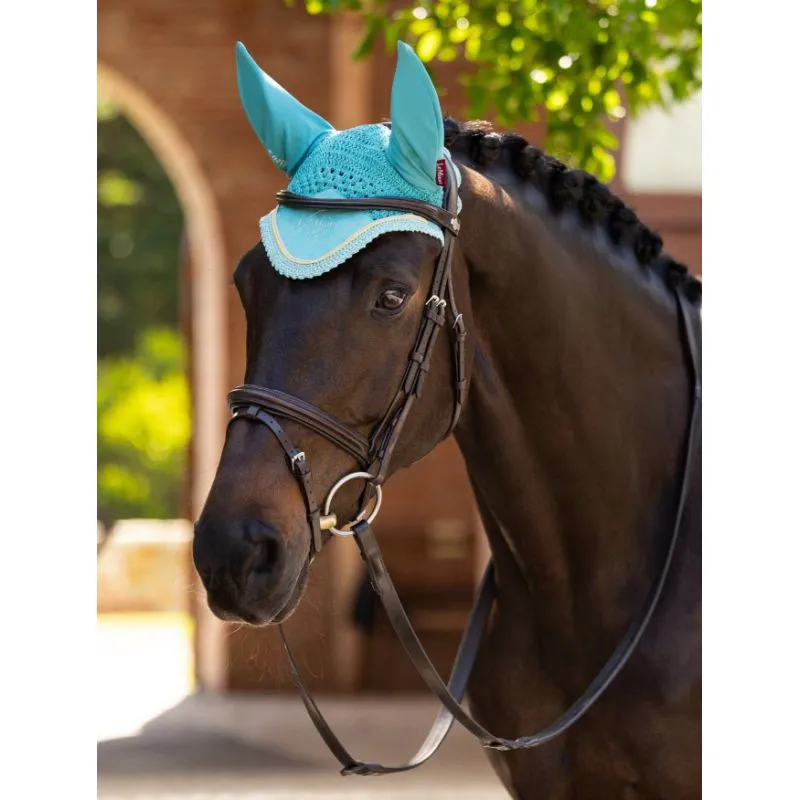 LeMieux Classic Fly Hood Large - Lagoon-1