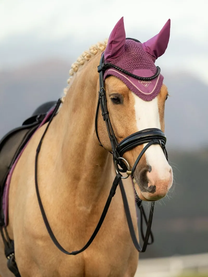 LeMieux Classic Fly Hood Large - Mallow-1