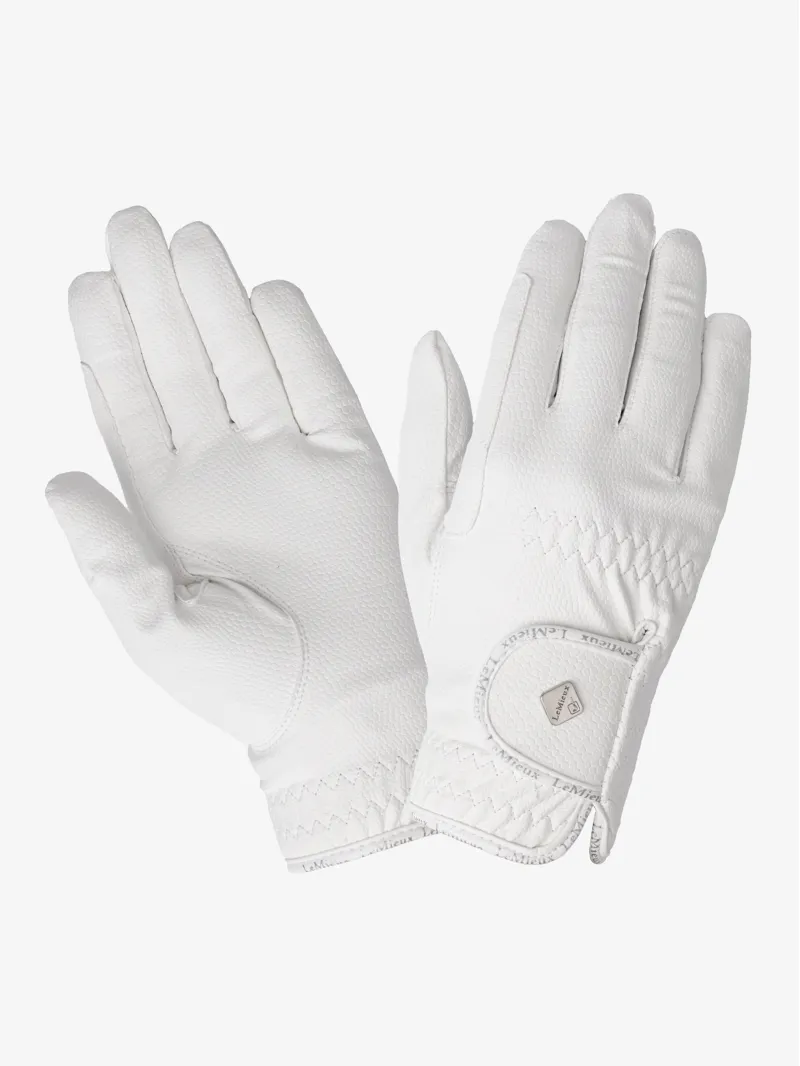 LeMieux Classic Riding Gloves - XL - White