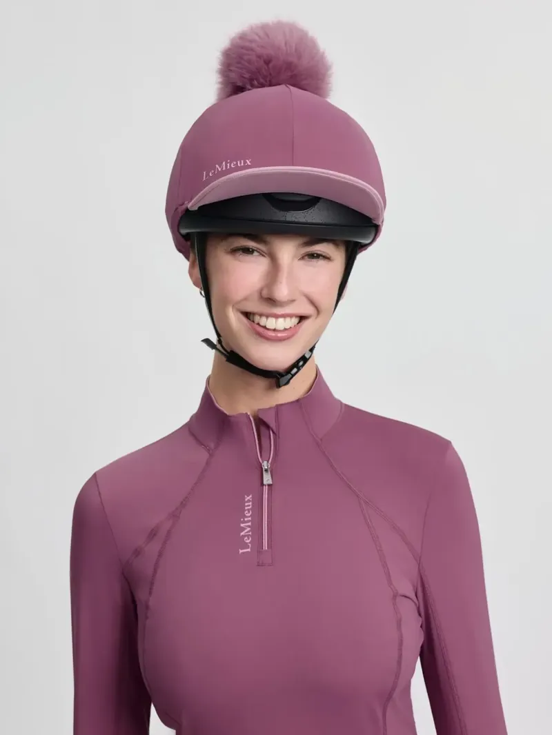 LeMieux Classique Pompom Hat Silk - Mallow-3
