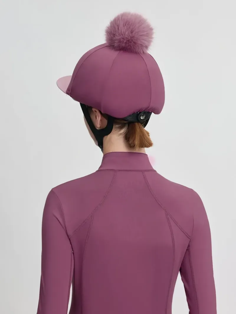 LeMieux Classique Pompom Hat Silk - Mallow-6