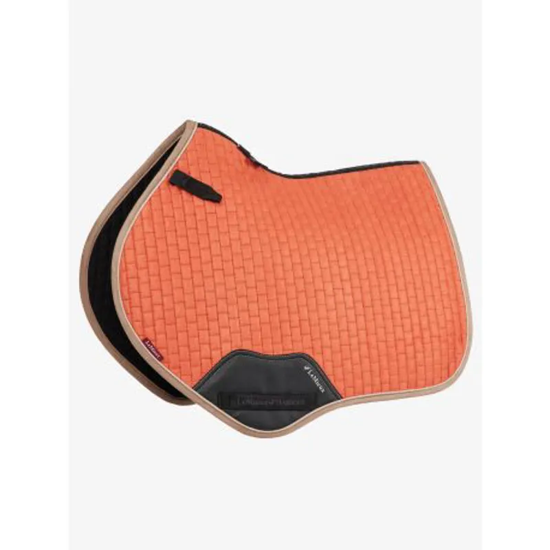 LeMieux Suede Close Contact Square - Apricot - S/M