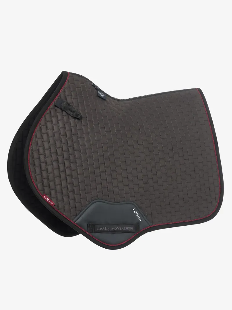 LeMieux Suede Close Contact Square - Cinder - S/M